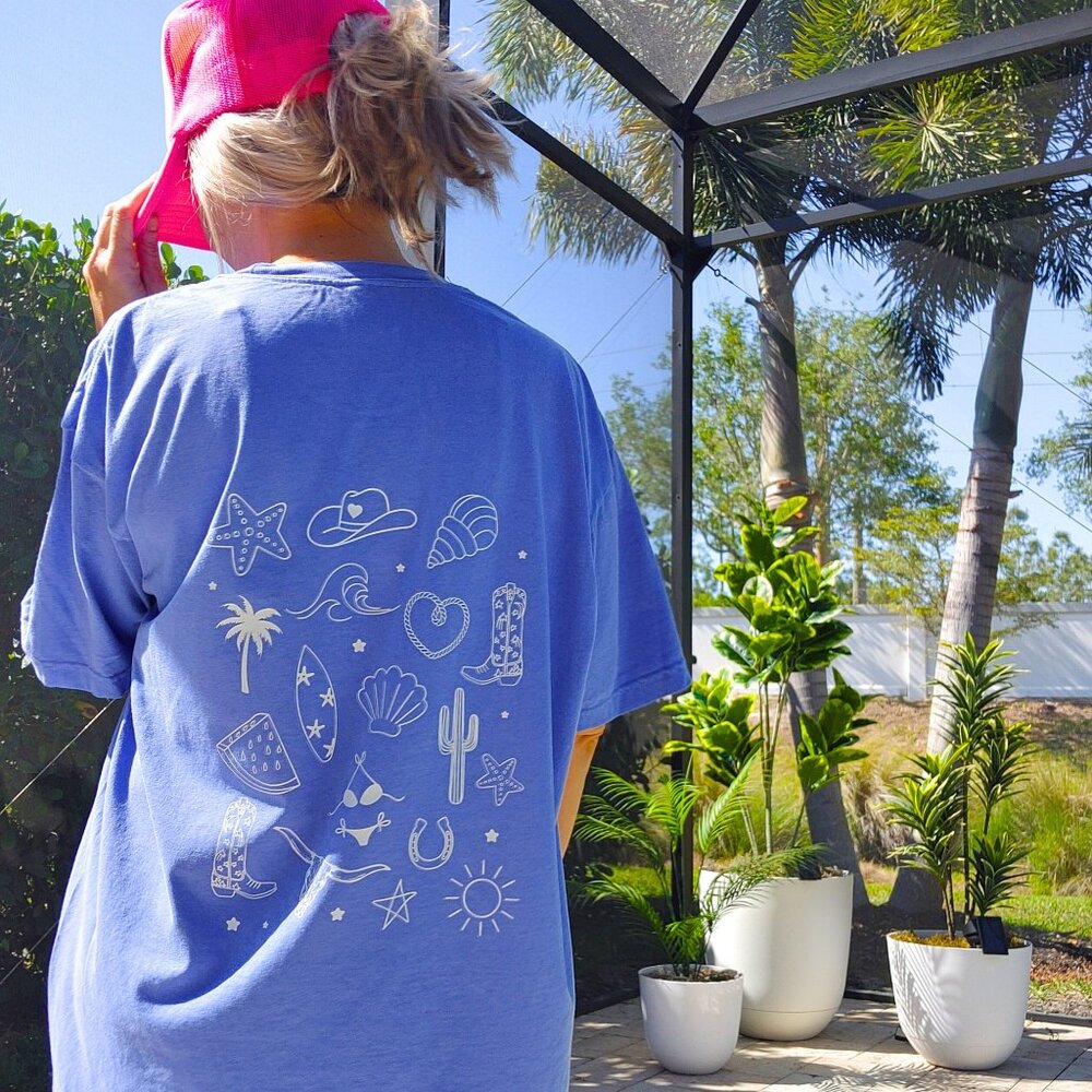NWT Coastal Cowgirl Beach Club T-Shirt